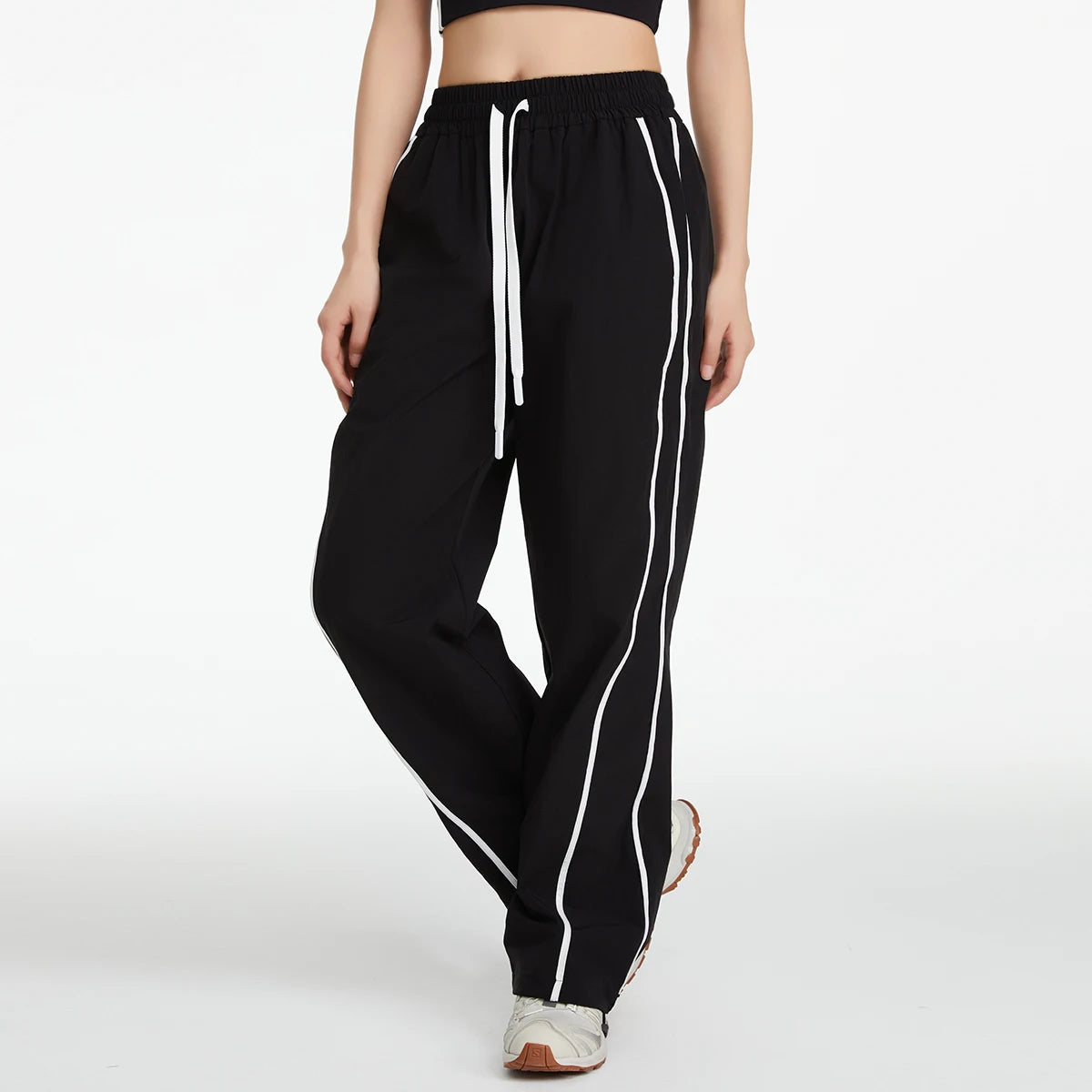 Sports Trousers for Women in Summer Cool Windproof Outdoor Mountaineering Loose Casual Wide-leg Pants Sun Protection Trousers