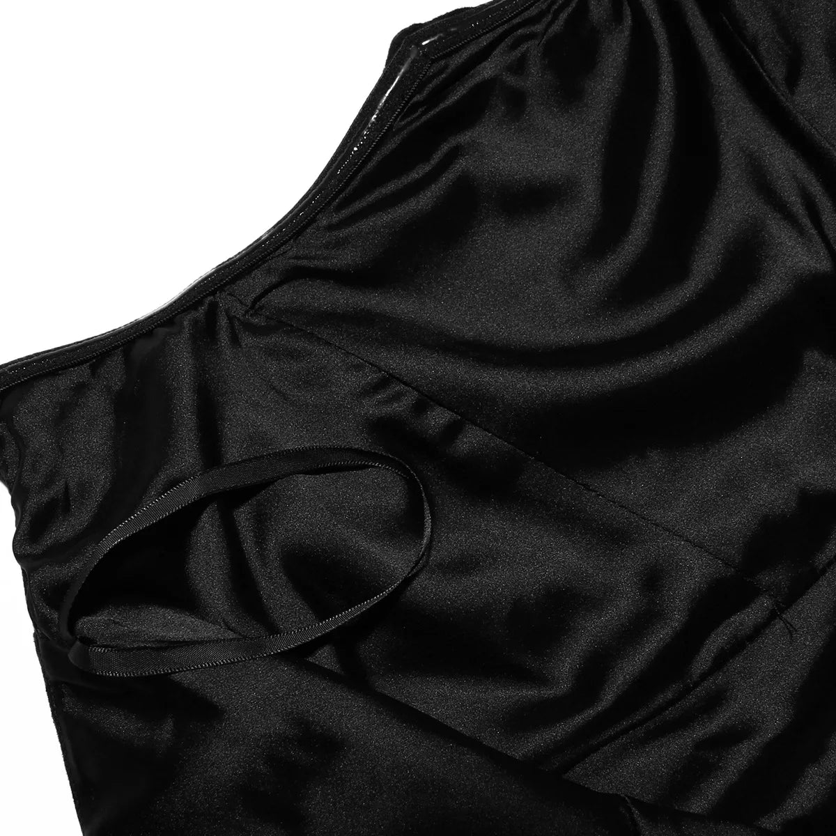 Mingmingxi Satin Maxi Formal Occasion Dress 2024 New Arrivals Black Strapless Dress Velvet Wedding Guest Party Dresses Women