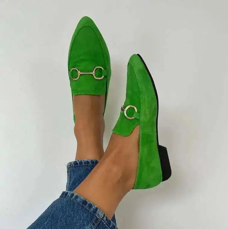 2025 Flat Loafer Shoes For Women Outwear Shoes Low Heels Moccasin Casual Chaussure Femme