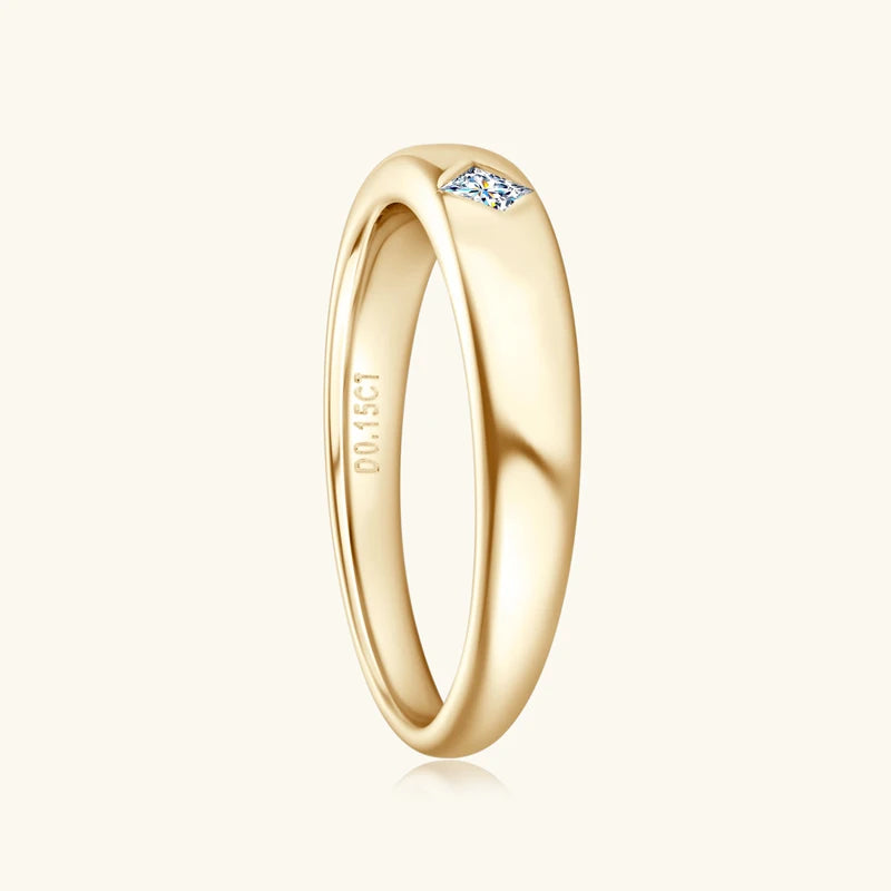 Ehhai GRA Certified Princess Cut Moissanite Ring for Women 925 Sterling Silver Engagement Promise Wedding Band Fine Jewelry Gift