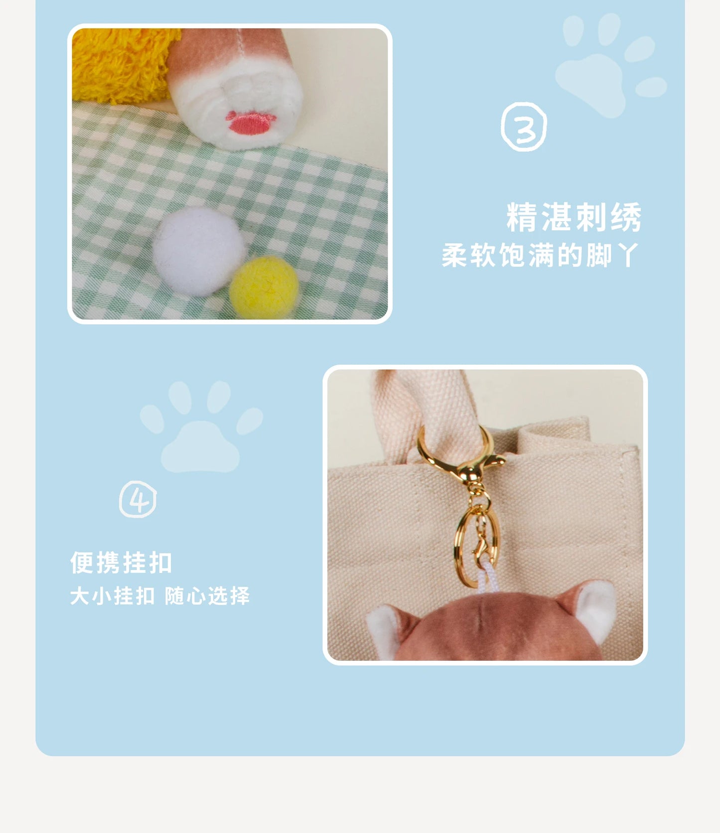 Hot Sale Genuine Yoyo Japanese Style Cute Mofusand Plushie Shark Cat Series Soft Stuff Hanging Keychain Pendant Gifts For Friend
