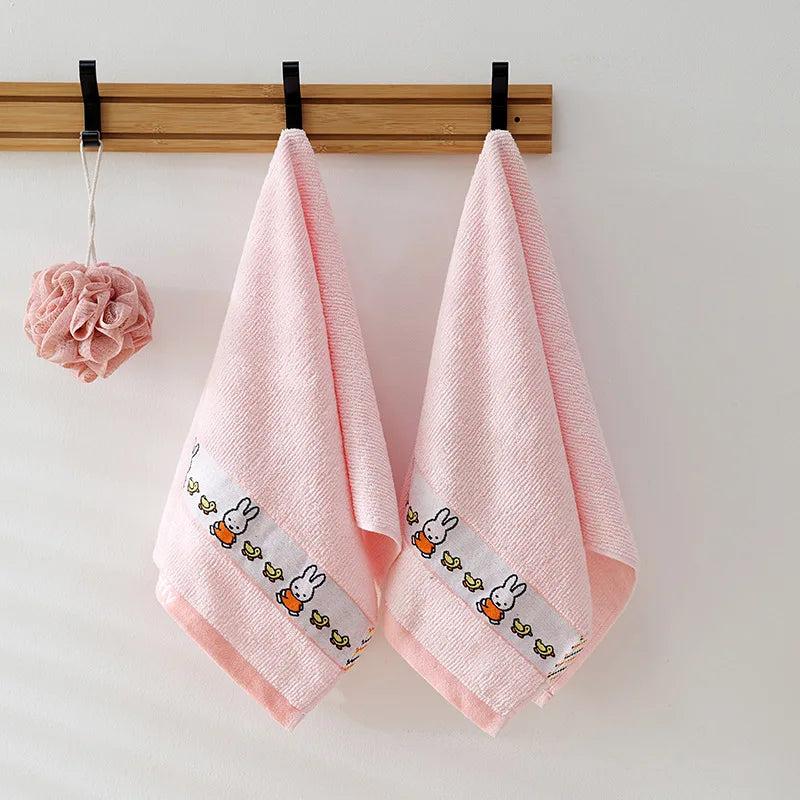 Miffy Golden Number genuine new daily Necessities Soft and absorbent children pure cotton towel all cotton soft