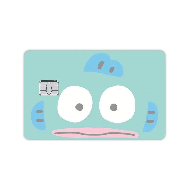 Sanrios Hello Kittys Kuromi Credit Card Skin Stickers for Bank Card Bus Anime Rilakkuma Metro Card Sticker Waterproof Girls Gift