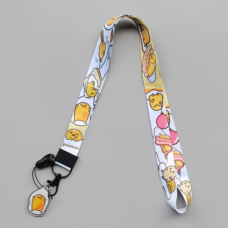 Cute Sanrio Characters Cosplay Accessories Cartoon Neck Strap Lanyard with Phone Strap and Card Holder