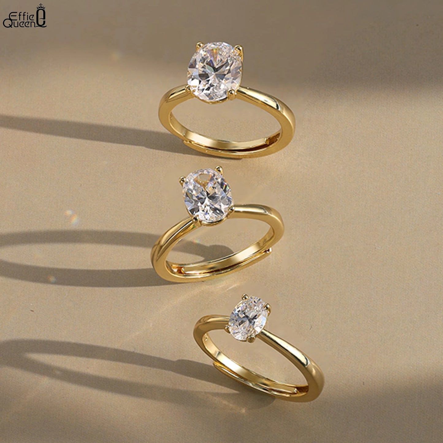 Effie Queen 925 Sterling Silver Eternity Ring with Brilliant Round-Cut Moissanite, Versatile Piece to Complement Any Event MOR01