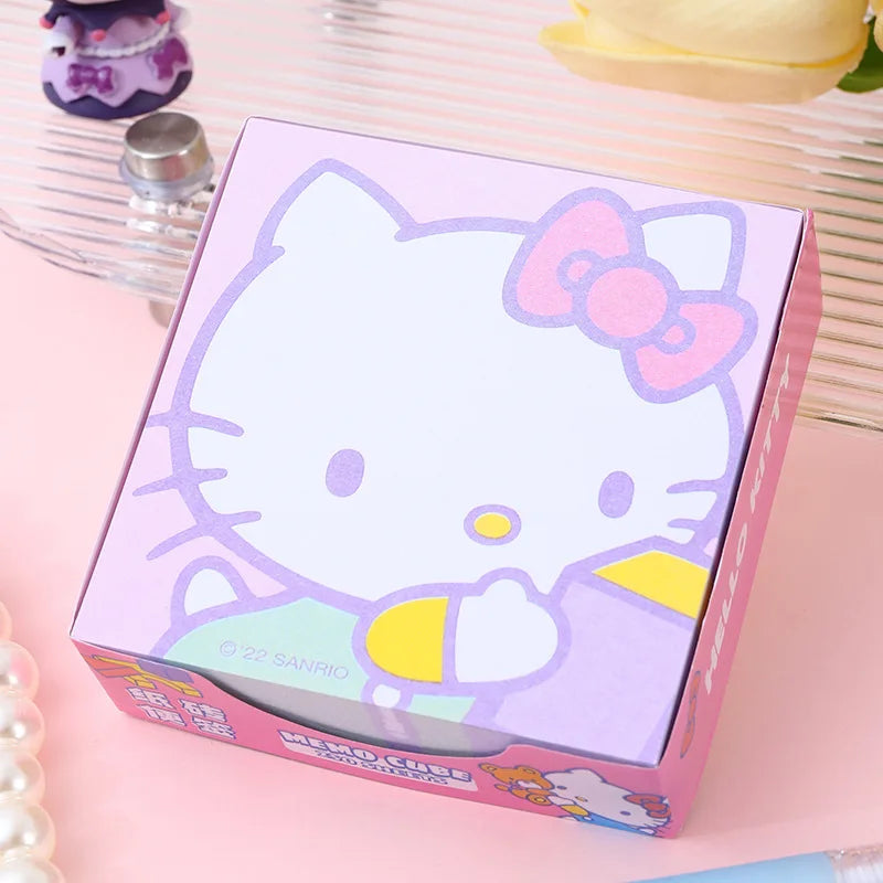250 Pieces of Sanrio Creative Cute Kuromi Cinnamon Dog Family Sticky Notes Ins Girls Cartoon High-value Hand Note Stickers