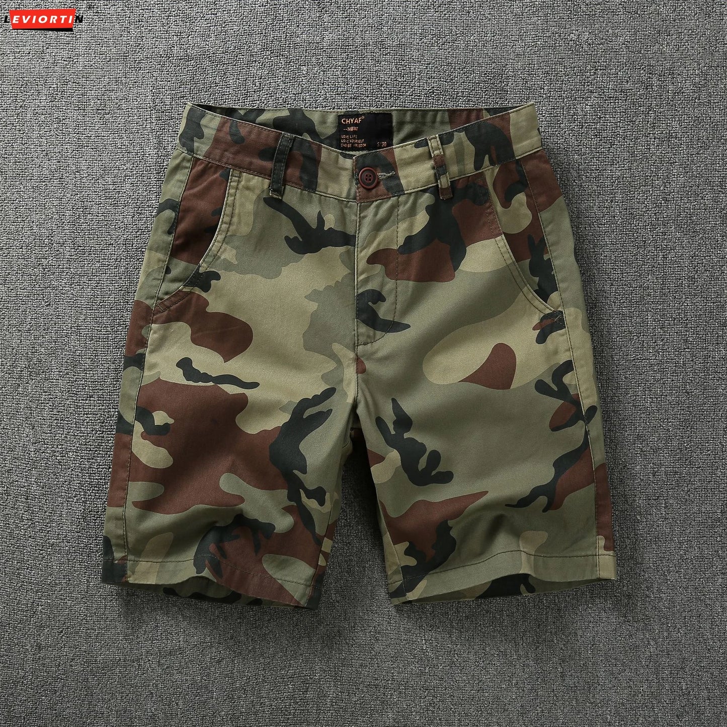 2025 Summer Men's Thin Loose Casual Work Short Pants Simple Wearable Camouflage Wear-resistant Tooling Sports Shorts For Man