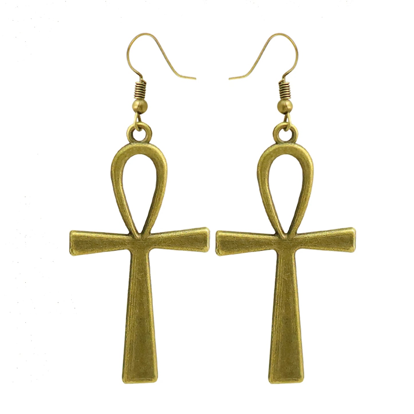 10x5cm Vintage Egyptian Life Big Ankh Cross Pendant Long Chain Necklace Fashion Jewelry Men and Women Accessories Dropshipping