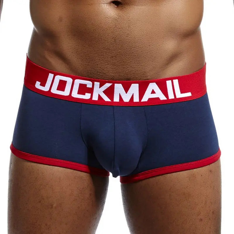 Men's Panties Jockstraps Men Underwear Gay Thong Man Boxer Shorts Underpants Slip Sexy Cotton Pouch Cuecas Gay Thongs G String