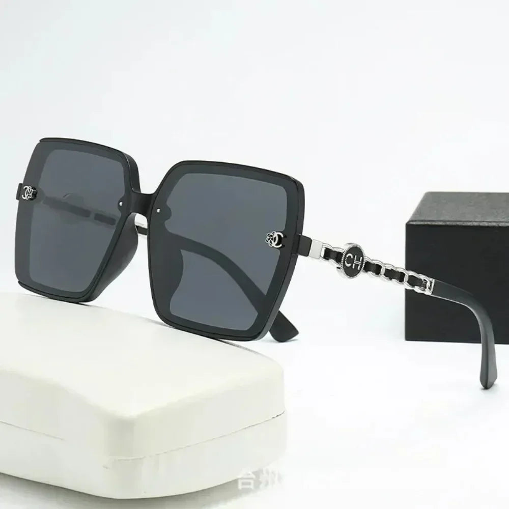 Polarized Sunglasses for Women, Fashionable Square Sunglasses, Driver's Goggles, Face Enhancing Small Glasses