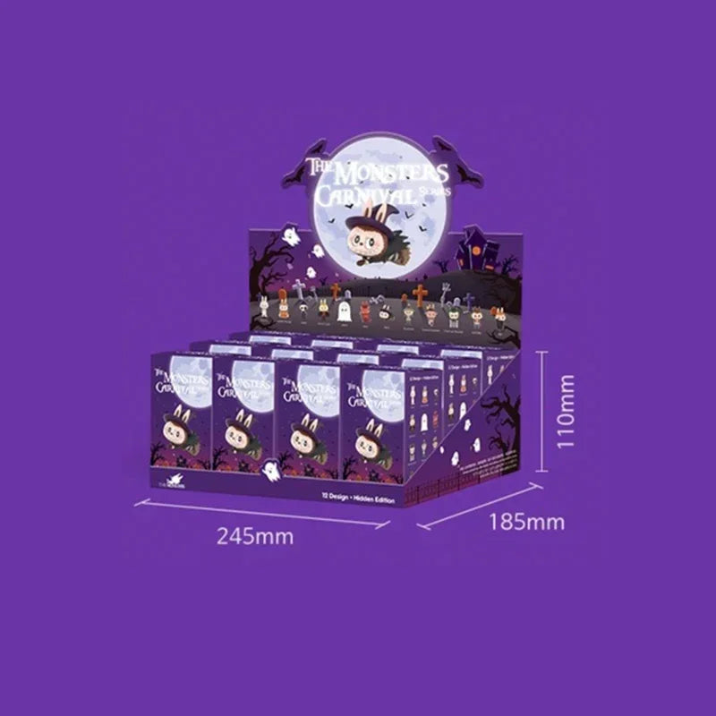 Pop Mart Labubu Halloween Monster Carnival Series Blind Box Guess Bag Mystery Box Toys Doll Cute Anime Figure Ornaments Gift