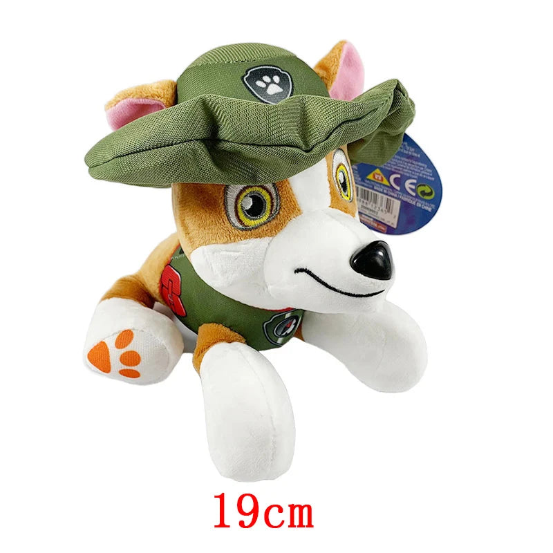 Paw Patrol Plush Toy Action Figure Ryder Marshal Zuma Everest Cartoon Model Two postures Plush Toy Children's Birthday Party Gif
