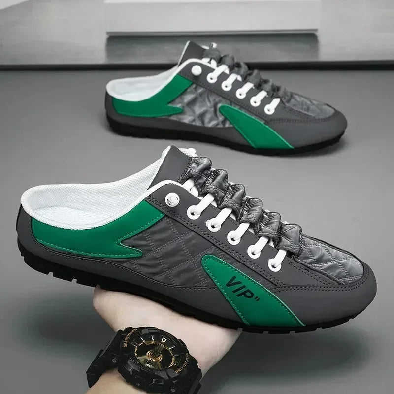 2025 Summer Slippers for Men Trendy Men's Flat Bottom Casual Shoes Soft Sole Support Shoes Men's Sneakers Zapatos De Hombre