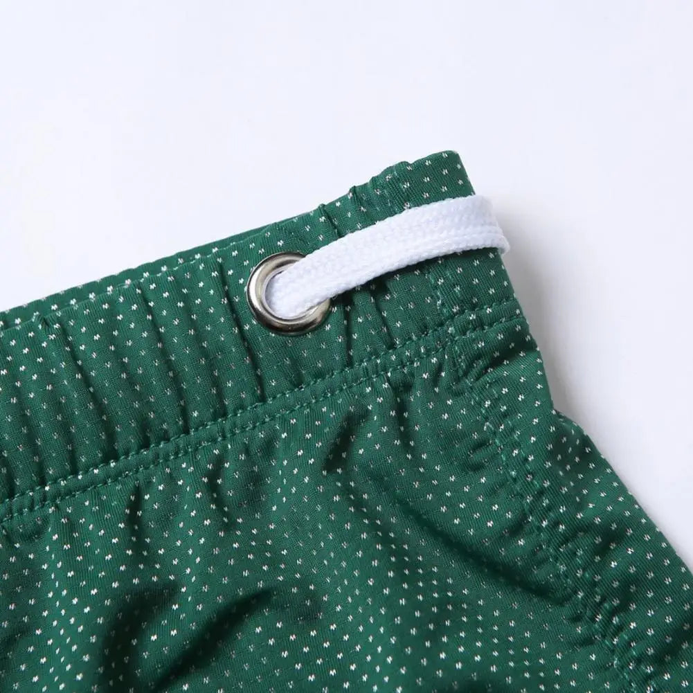 Summer Men Swim Shorts Low-rise Swimwear Beach Tight Swimming Trunks With Waist Tie Swimsuit Sports Surf Shorts Trunks 남자 수영복
