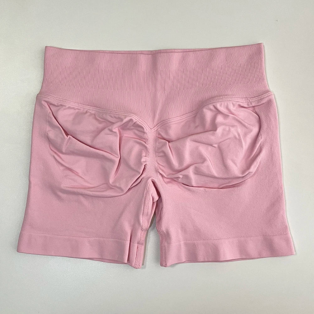 2pcs Gym Set Women Backless Tank Top and Scrunch Seamless Yoga Shorts Suits Fitness Yoga Set Activewear Workout Sets Sports Suit