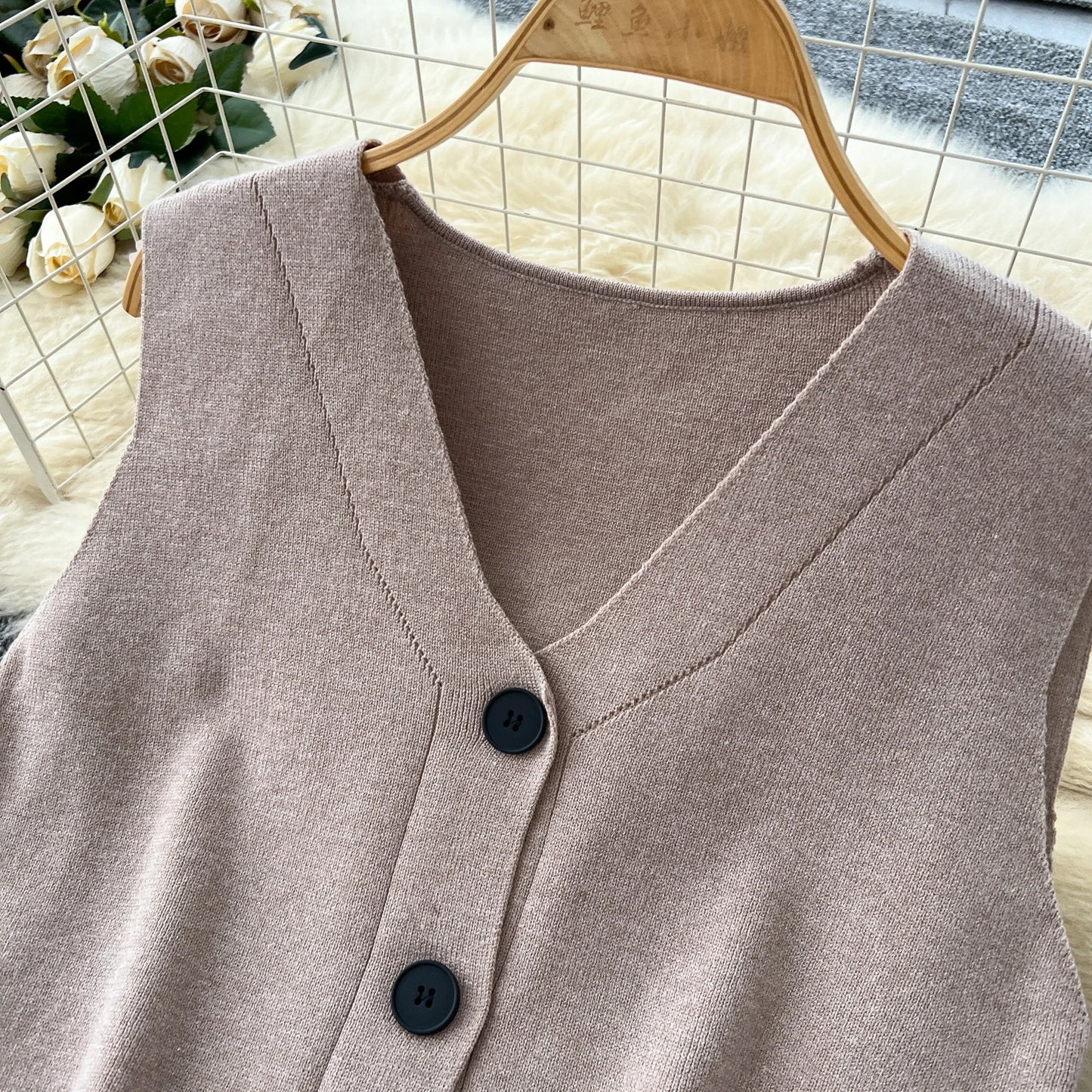 SINGREINY Autumn Knitted Warm Suits V Neck Buttons Vest+Full Sleeve Long Cardigans+Wide Legs Pants Women Solid Three Pieces Sets