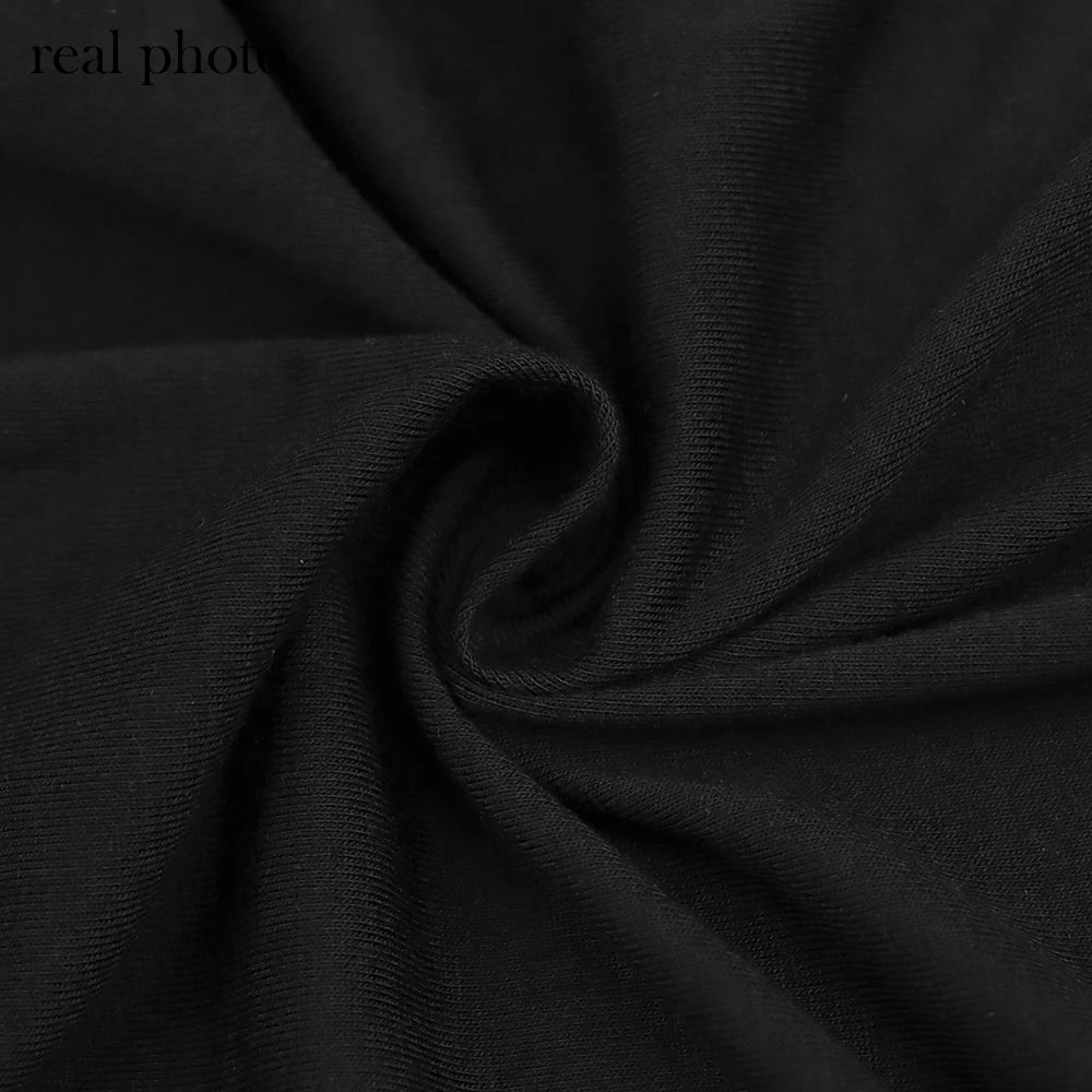 Goth Dark Gothic Coquette Sleeveless V-Neck Mid Dress Punk Sexy High Split Hem Corn Bandage Party Dresses Women Slim Streetwear
