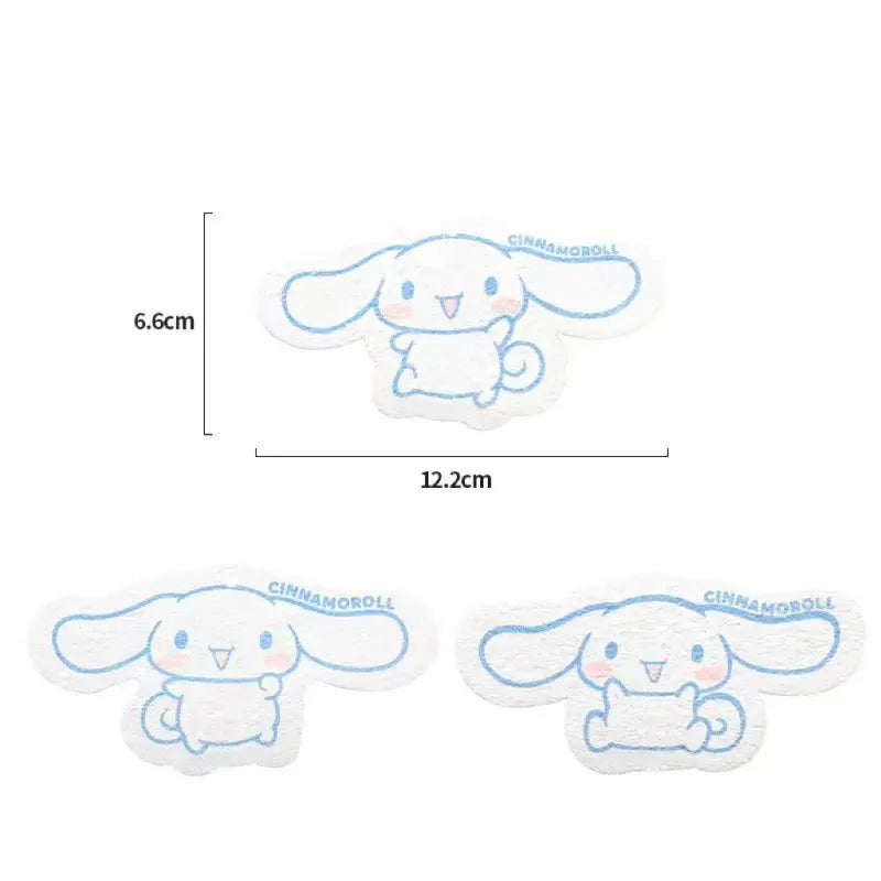 Sanrio Sponge Dishwashing Cleaning Japanese Cartoon Hello Kitty Dish and Chopstick Cleaning Sponge Blocks Kitchen Supplies