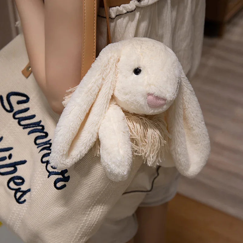 かわいい長い耳のウサギのぬいぐるみぬいぐるみバニー人形赤ちゃんの睡眠仲間ぬいぐるみ人形子供へのギフト