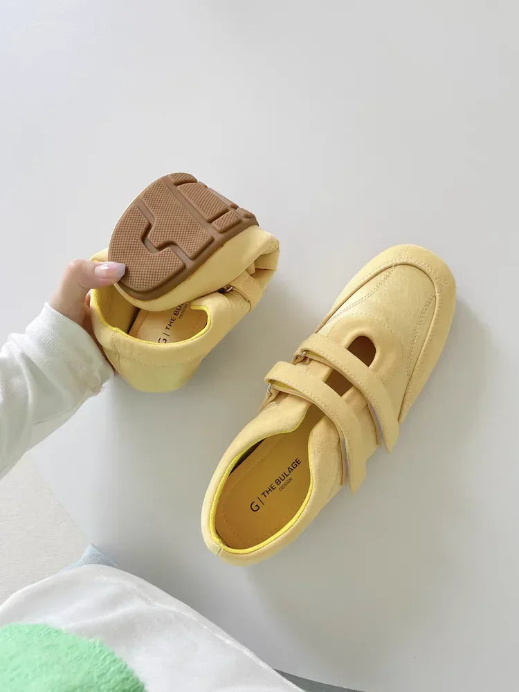 Flats Women's Sports Shoes Fashion Sneakers Casual Shallow Loafers Shoes 2025 Summer Walking Ballet Trend Zapatillas De Mujer