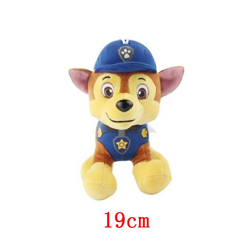 Paw Patrol Plush Toy Action Figure Ryder Marshal Zuma Everest Cartoon Model Two postures Plush Toy Children's Birthday Party Gif