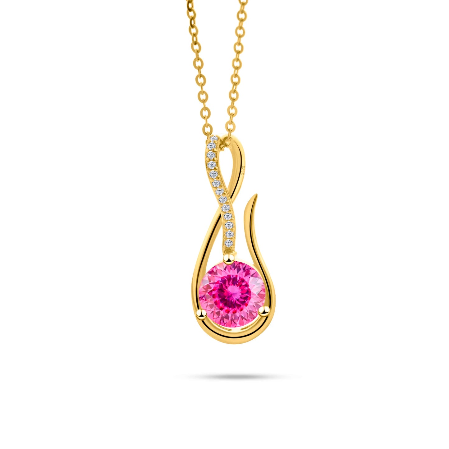 925スターリングシルバーネックレス 2CT Dカラー モアサナイト 音楽シンボルネックレス レディース アニバーサリー ファインジュエリー ママネックレス