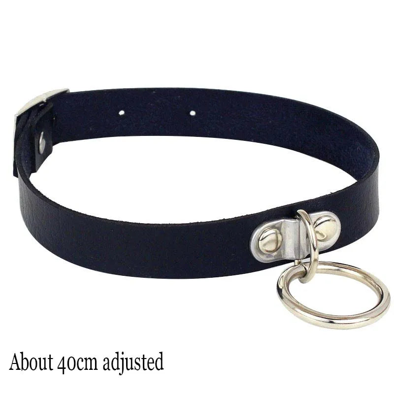 Woman Black Bat Punk Choker Collar Necklace Sexy PU Leather Heart Lock Key Spike Gothic Cosplay Accessories Party Jewelry New