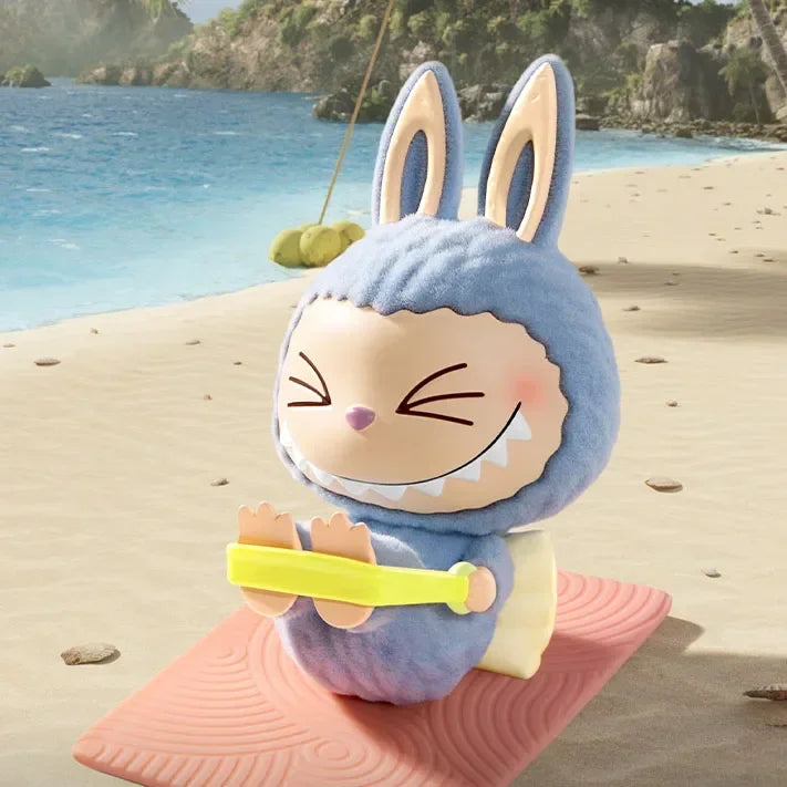 POP MART LABUBU THE MONSTERS Lazy Yoga Series Blind Box Toys Kawaii Anime Action Figure Caixa Caja Mystery Box Dolls Girls Gift