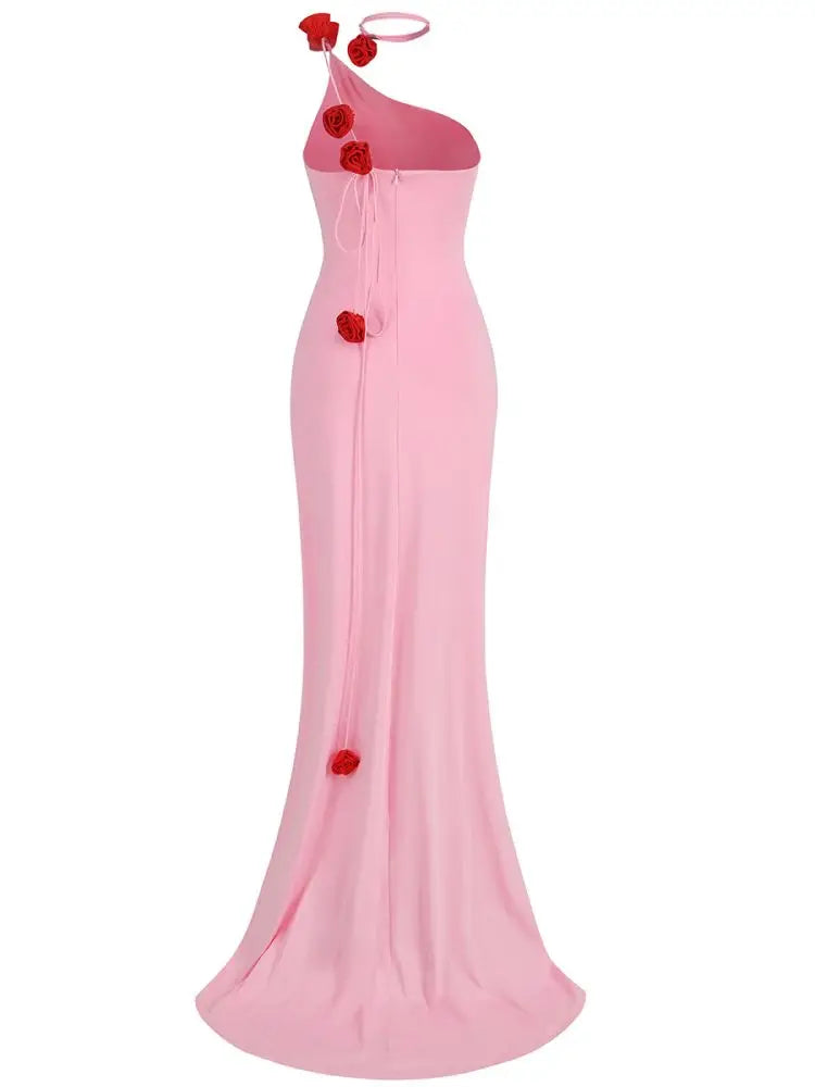 Birthday Evening Dresses for Women Luxury 2024 Halter Party Prom Dress Sexy Slim Female Clothes Fashion High Waist Lady Outfits