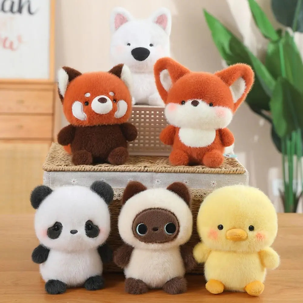 Kawaii 16cm Plush Companion Doll Plush Capybara Stuffed Animal Pillow Elephant Bear Animal Plush Toy Sleeping Gift