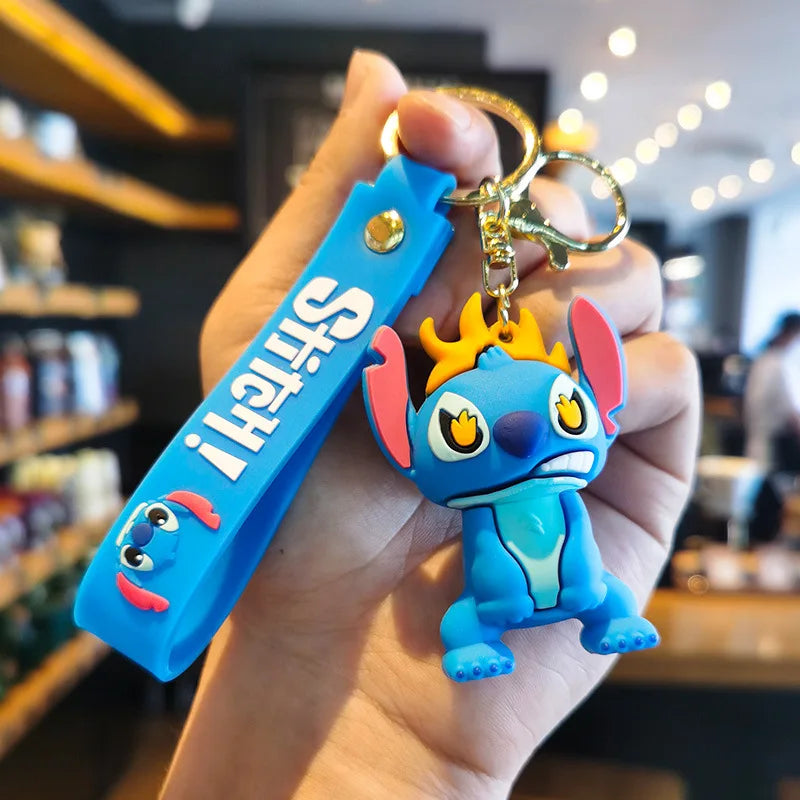 New Kawaii Anime Disney Keychain Toy Story Personalized Variety of Cartoon Doll Keyring Key Chain Car Pendant Kids Toys Gifts