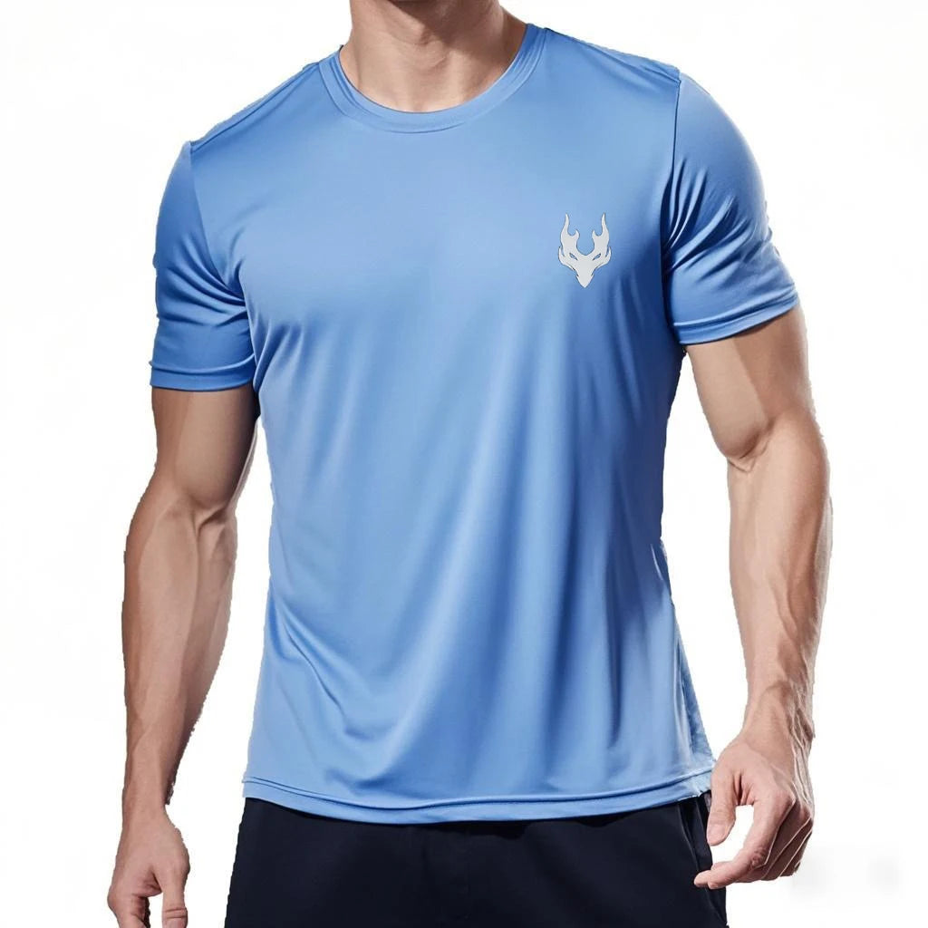 メンズ ランニングTシャツ 夏 スポーツ トップス Tシャツ ジャージ 男性用 フットボールウェア 速乾性 Tシャツ ジム フィットネス ワークアウト Tシャツ メンズ