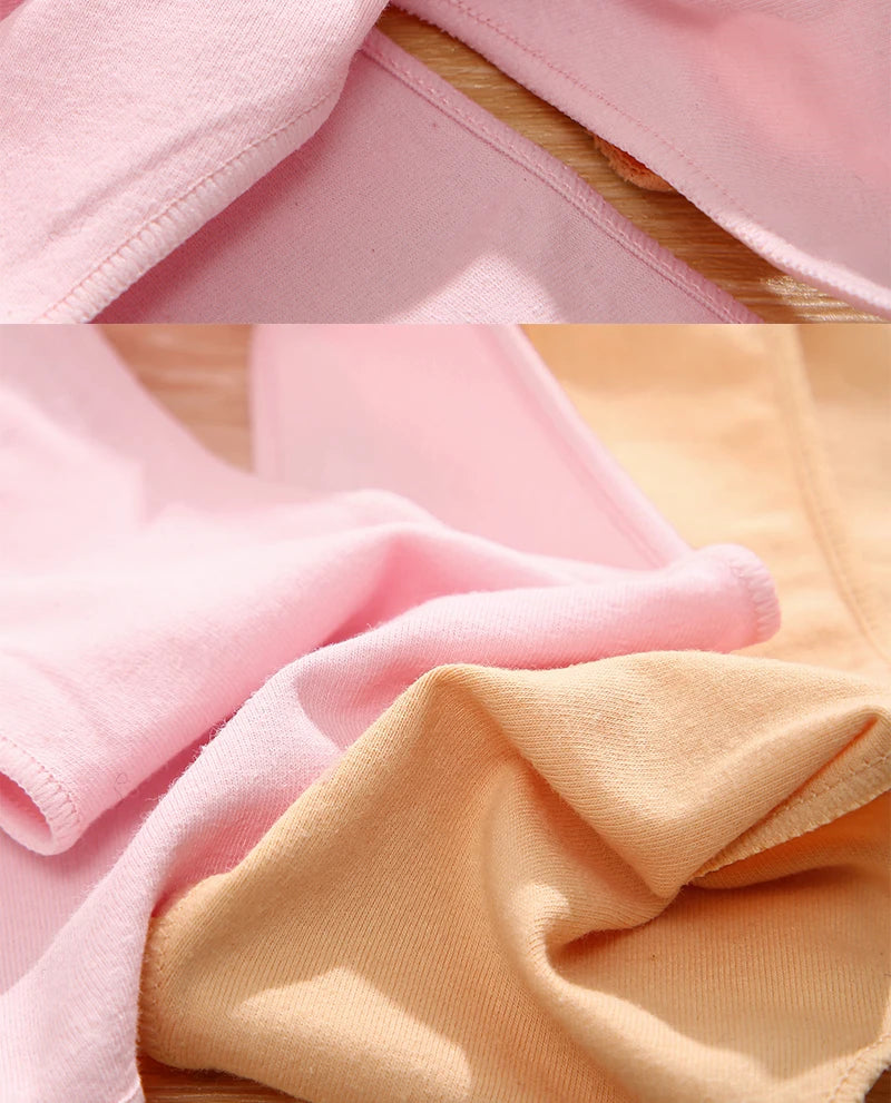 FINETOO 5PCS/Set M-XXL Panties Women Cotton Lingerie Woman Underwear Sexy Femme Underwear Girls Underpant Panty 7 Solid Colors