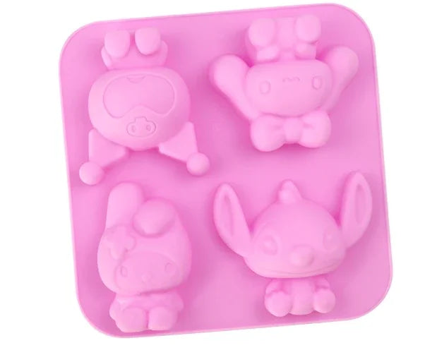 sanrio daily necessities ice cube molds, anime cartoon Kuromi Cinnamoroll My Melody character creative shape kitchen tool molds