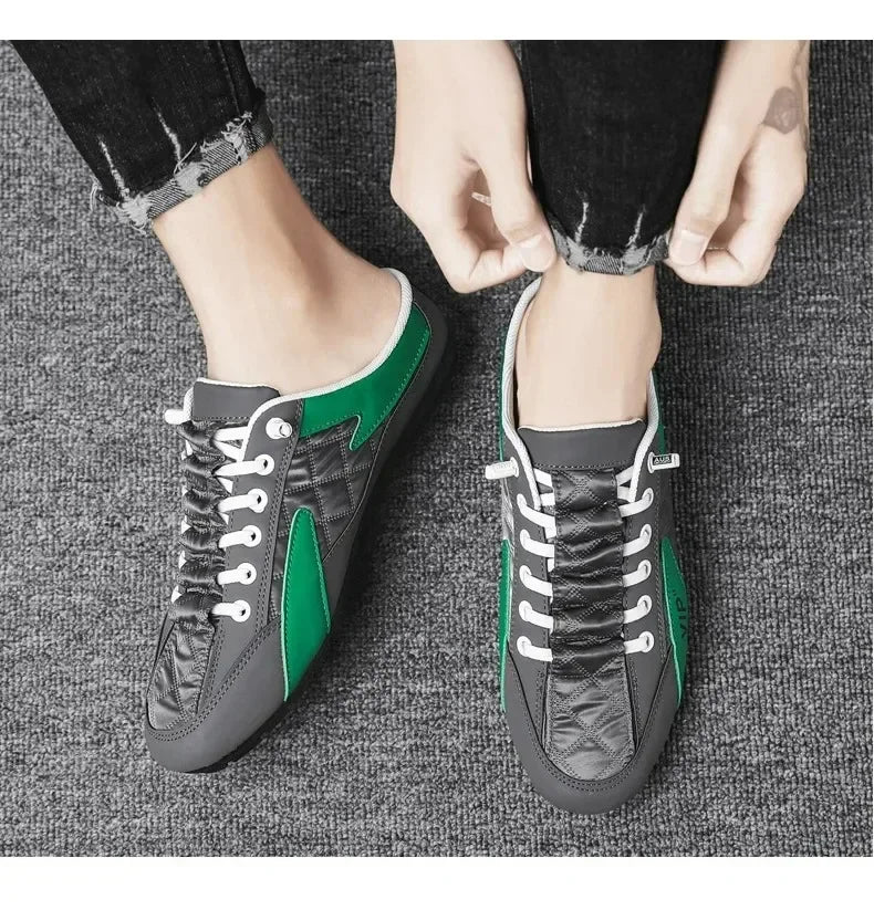 2025 Summer Slippers for Men Trendy Men's Flat Bottom Casual Shoes Soft Sole Support Shoes Men's Sneakers Zapatos De Hombre