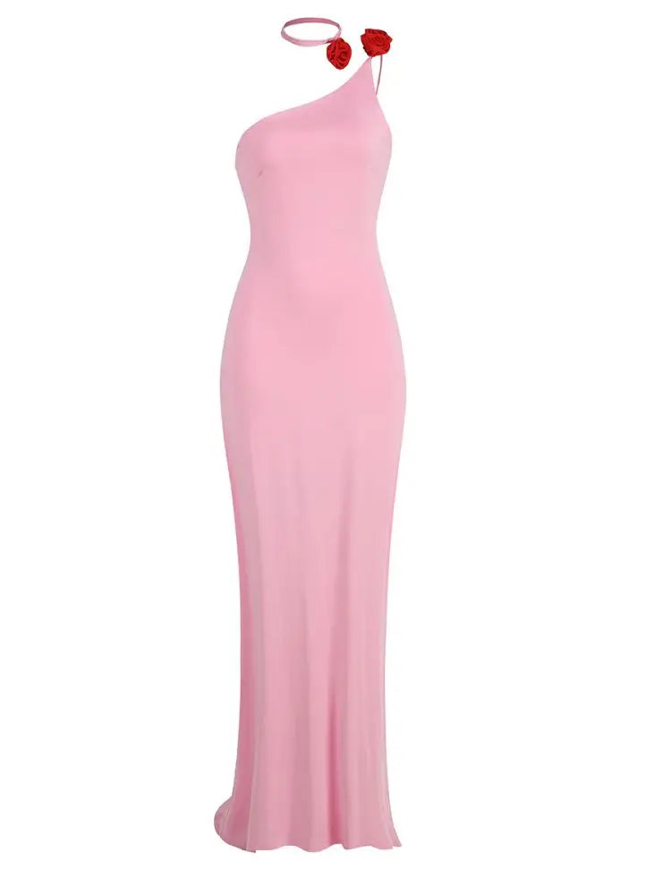 Birthday Evening Dresses for Women Luxury 2024 Halter Party Prom Dress Sexy Slim Female Clothes Fashion High Waist Lady Outfits