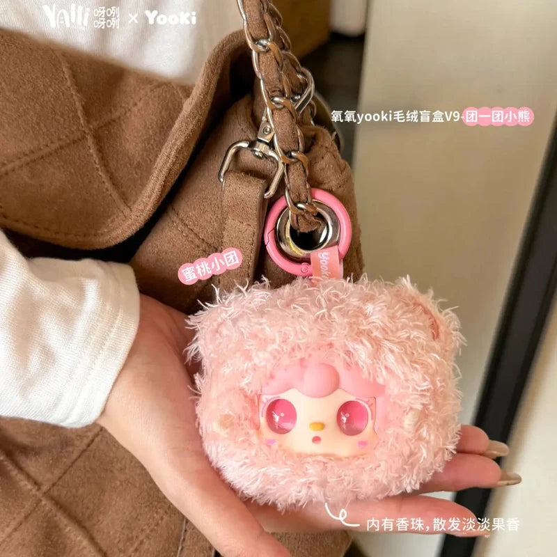 Yooki V9 Teddy Little Bear Series Blind Box Vinyl Dolls Pendant With Fragrance Kawaii Anime Figures Bag Decor Mystery Box Gifts