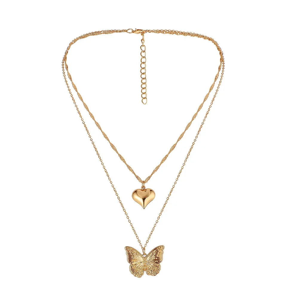 Luxurious Square Pink Zircon Pendant Necklace For Women Fashionable Personalized Daily Accessory Party Jewelry Birthday Gifts