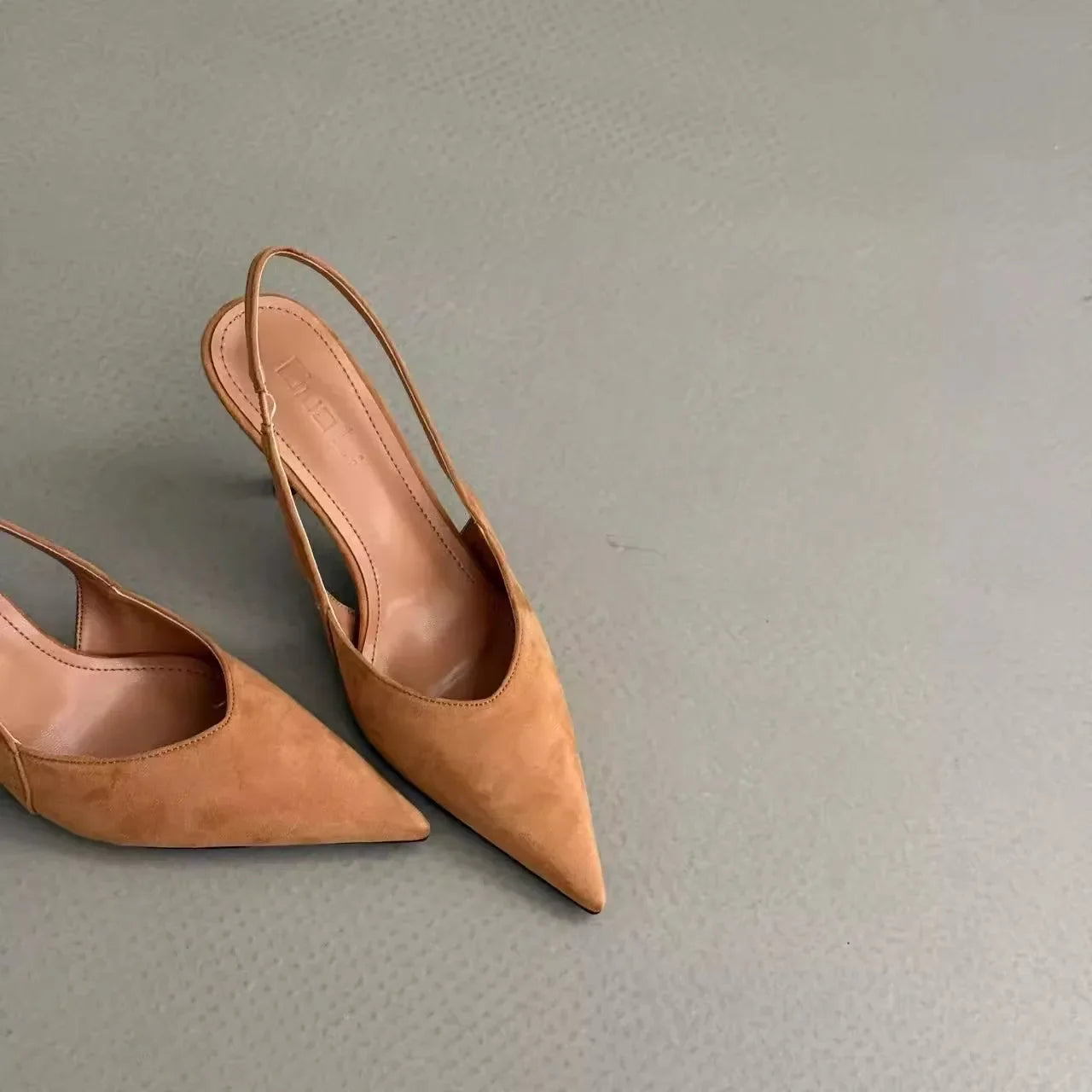 Women High Heels 2025 Summer New Fashion Pointed Toed Pumps Female Stiletto Slingback Shallow Weddings Bridal Shoes Zapatos