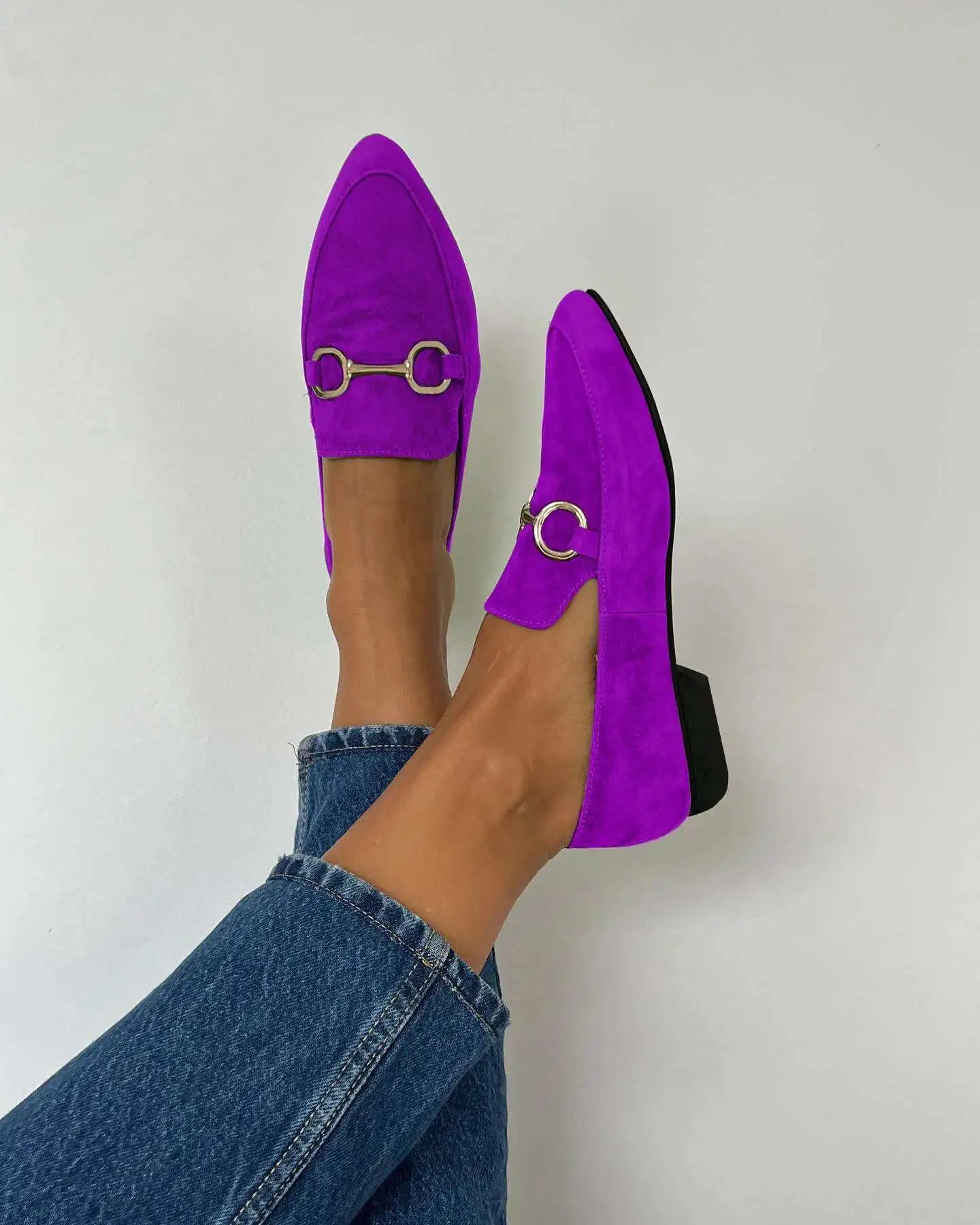 2025 Flat Loafer Shoes For Women Outwear Shoes Low Heels Moccasin Casual Chaussure Femme