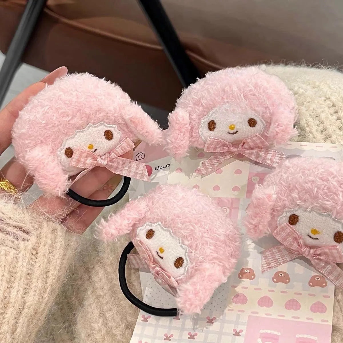 Anime Cartoon My Sweet Piano Hairpin Kawaii Melody Soft Hair Clip Pink Series Headwear Girls Hair Accessories Toy Gift