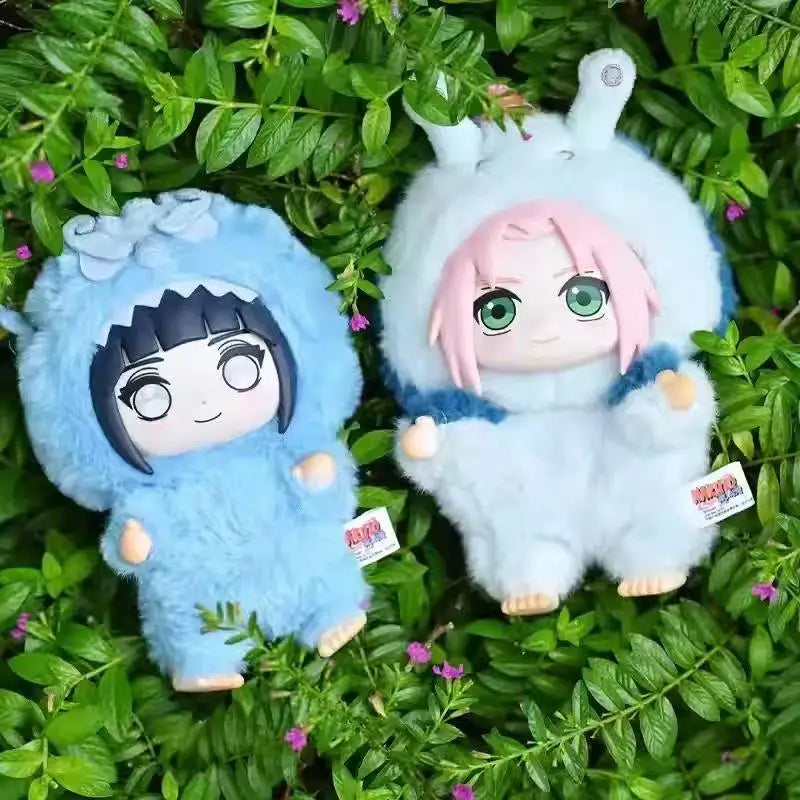 In Stock TOP TOY Naruto EAKI Cute Beast Party Sasuke Vinyl Cute Plush Blind Box Figure Pendant Gift