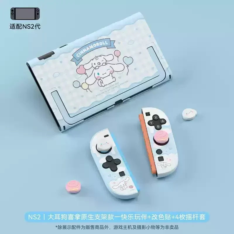 New Sanrio Figure Kuromi Hellokitty Switch2 Protective Case Hardshell Case Pluggable Base Ns2 Accessories Ornaments Girls Gift