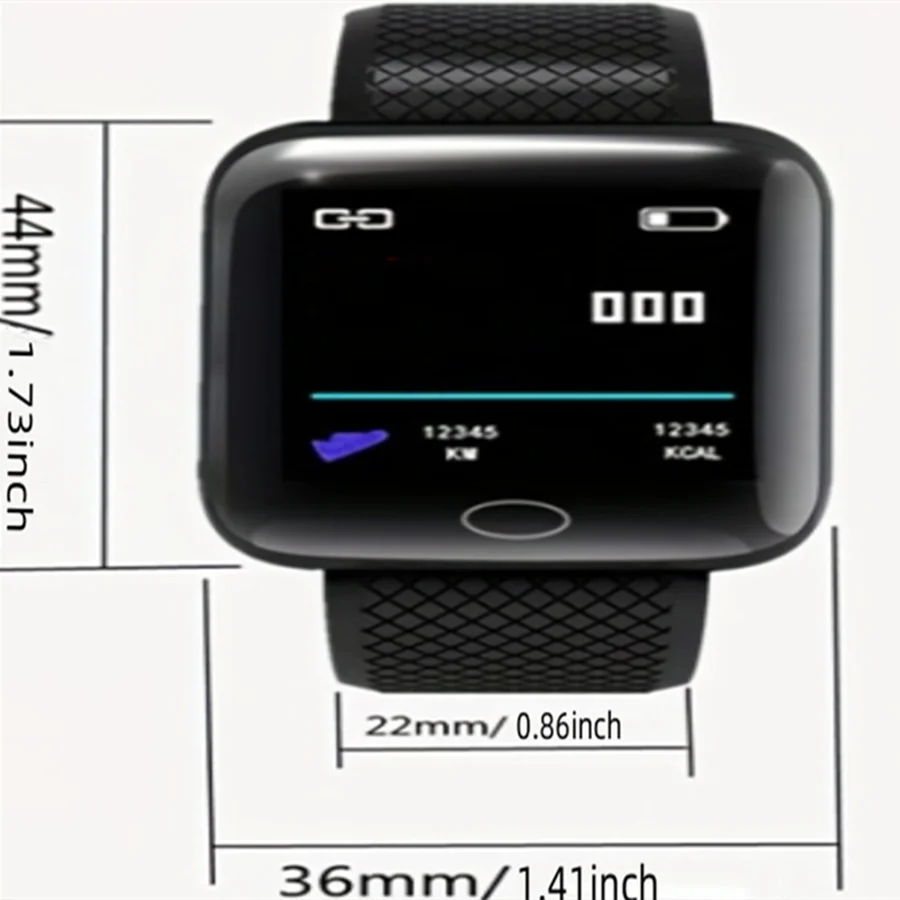 スマートウォッチ メンズ レディース 腕時計 スマートウォッチ メッセージ フィットネスモニター ブレスレット 誕生日プレゼント 電子時計 Android IOS対応