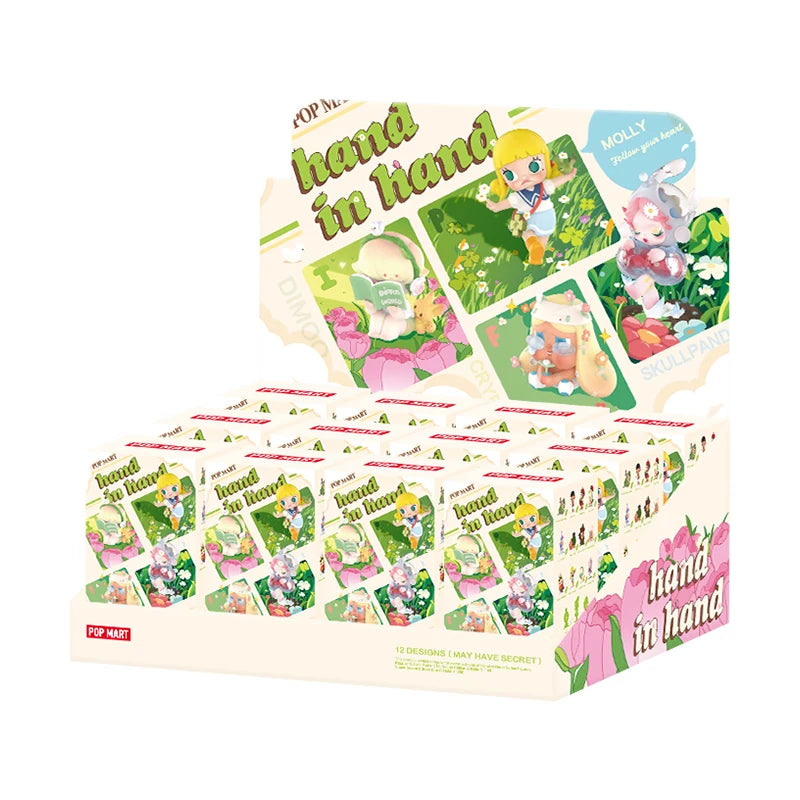 POP MART Hand in Hand Series Figures 1PC/12PCS POPMART Blind Box Figure