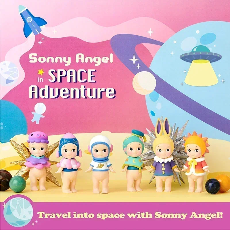 Angel Space Adventure Space Series Blind Box Toys Doll Cute Anime Action Figure Ornaments Christmas Gifts Desktop Home