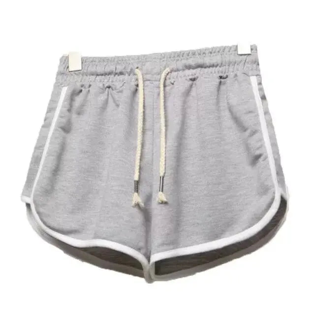 1pcs Summer Women Casual Solid Shorts Girl Gym Workout Shorts Pants Ladies Mid Waisted Yoga Short Student Loose Shorts S-3XL