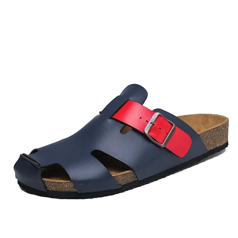 Fashion designer sandals for men-High quality beach shoes comfy non-slip slides luxury slippers free shipping