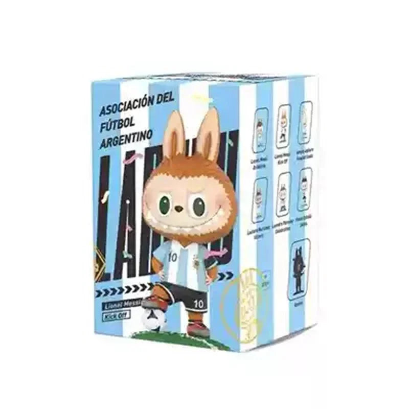 POP MART LABUBU ASOCIACION DEL FUTBOL ARGENTINO Series Blind Box Toys Kawaii Anime Action Figure Surprise Mystery Box Dolls Gift
