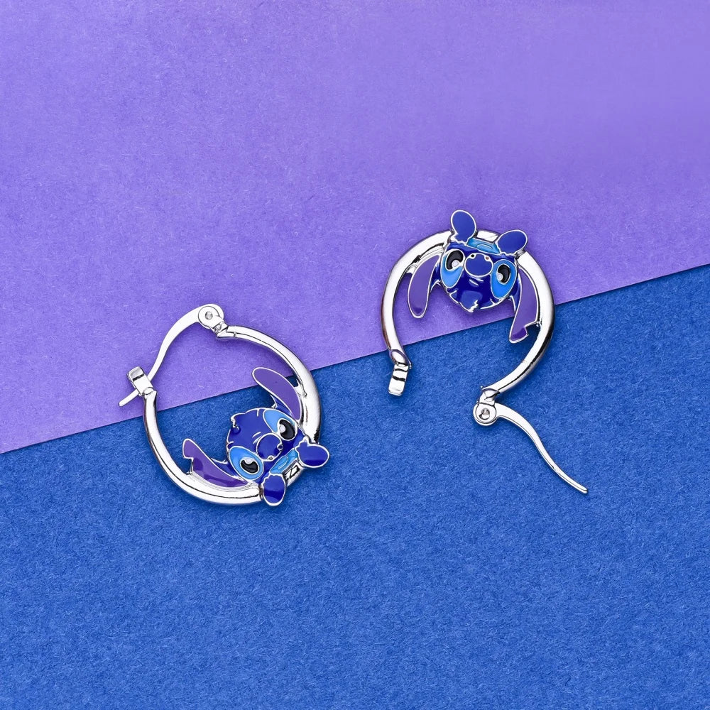 Disney Cartoon Creative Ear Ring Stitch Anime Figure Earrings Gift Set for Best Friends Earring Accessories Jewelry Gifts